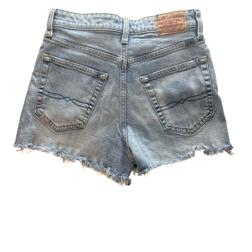 Lucky Brand,Women’s Pom-Pom Denim Jean Shorts, Size 4/27‎ - Picture 4 of 5